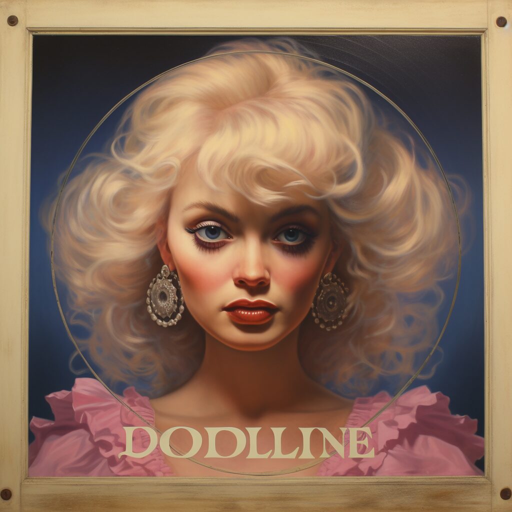 A vintage vinyl cover of Dolly Parton