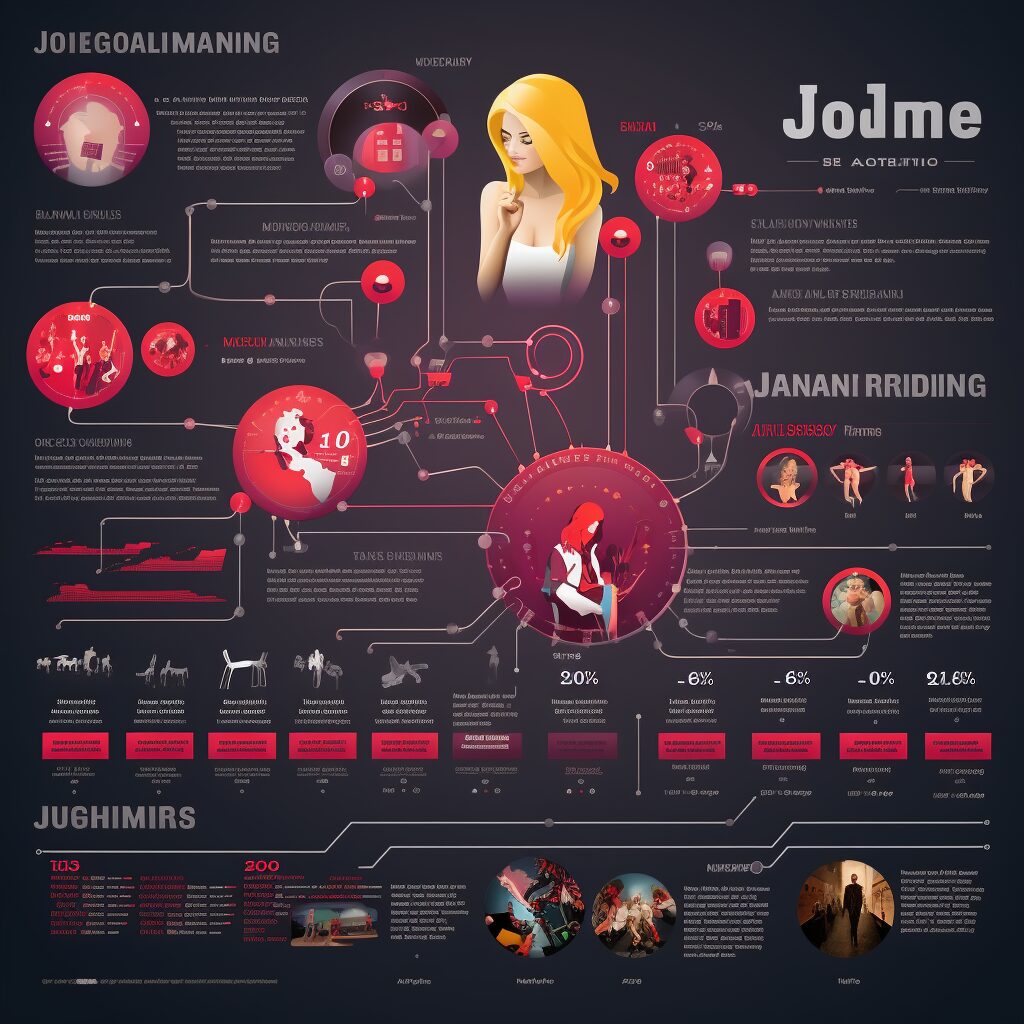 A dynamic infographic showcasing 