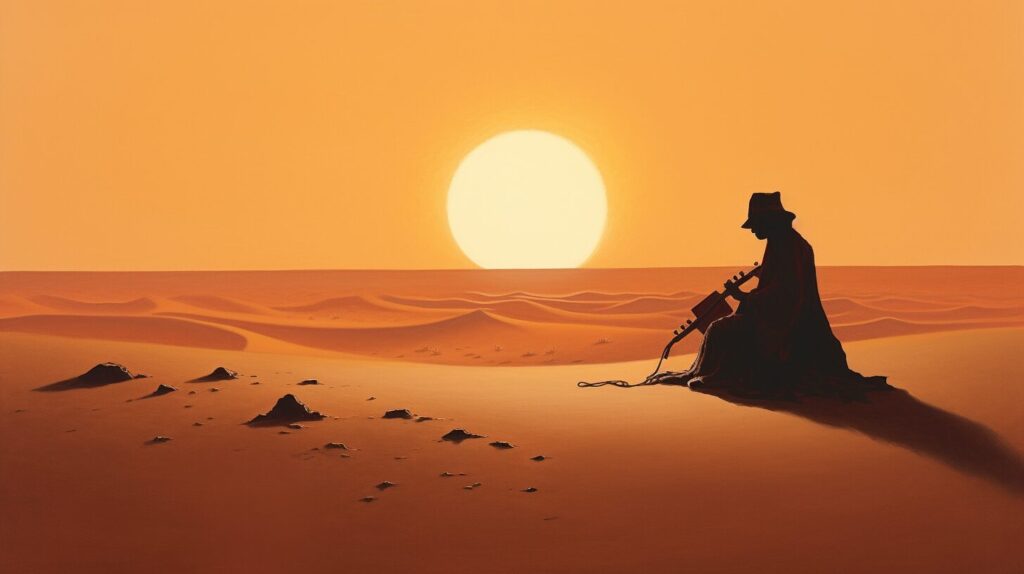 Desert Echoes: The Timeless Journey of Camel’s ‘Rajaz’
