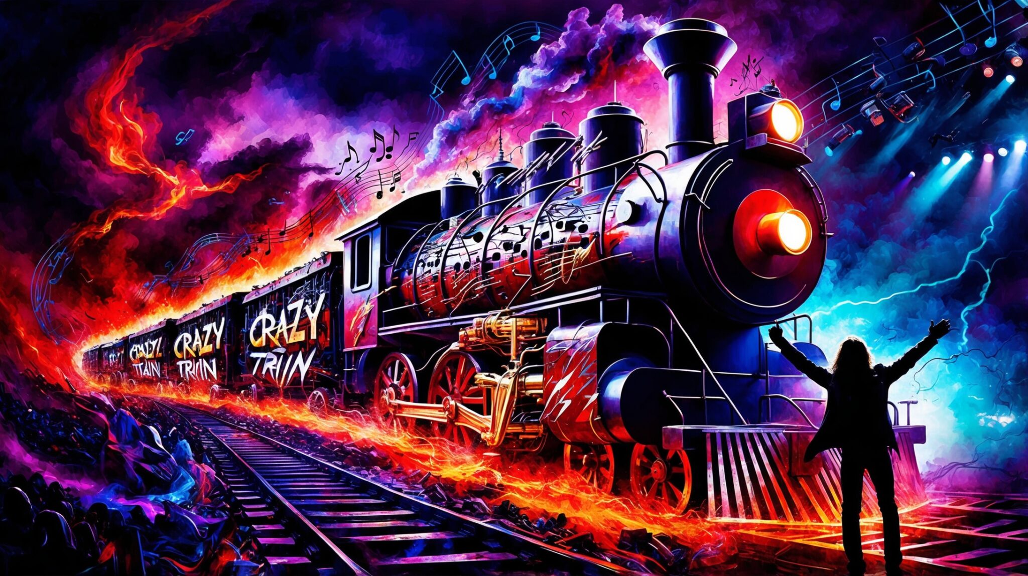 ozzy osbourne crazy train key