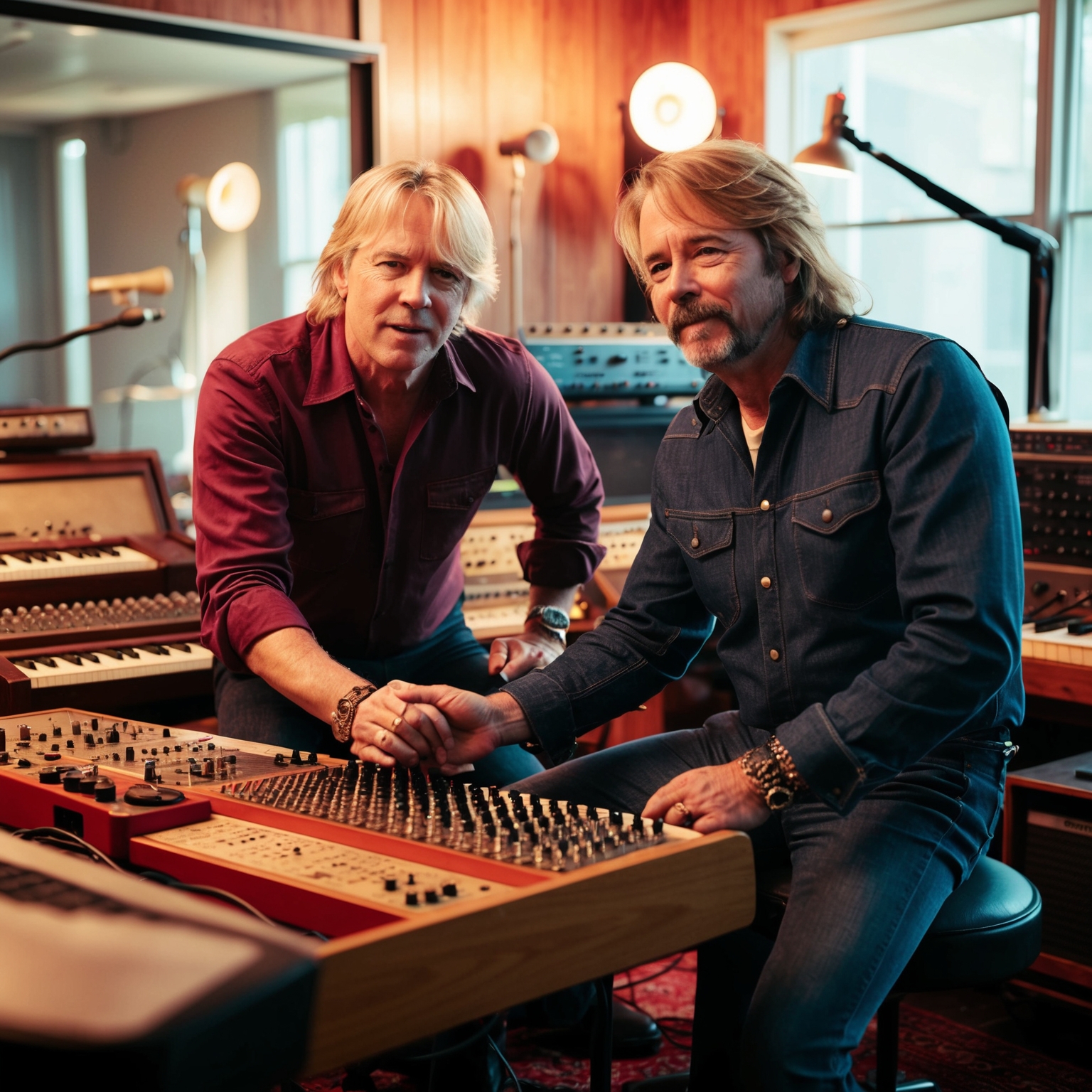 A dynamic portrayal of Per Gessle and Mats 